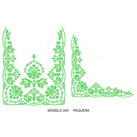 Manteleta valencia - pequeña MOD 200