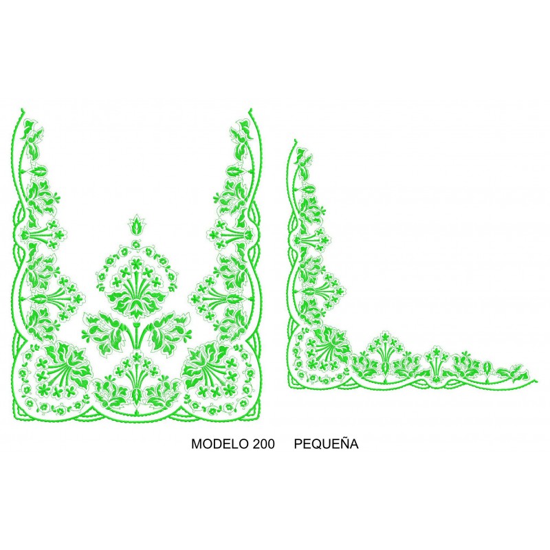 Manteleta valencia - pequeña MOD 200