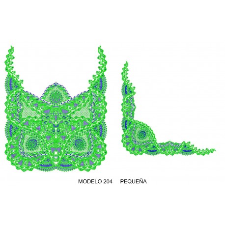 Manteleta valencia - pequeña MOD 204