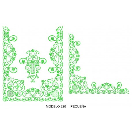 Manteleta valencia - pequeña MOD 220