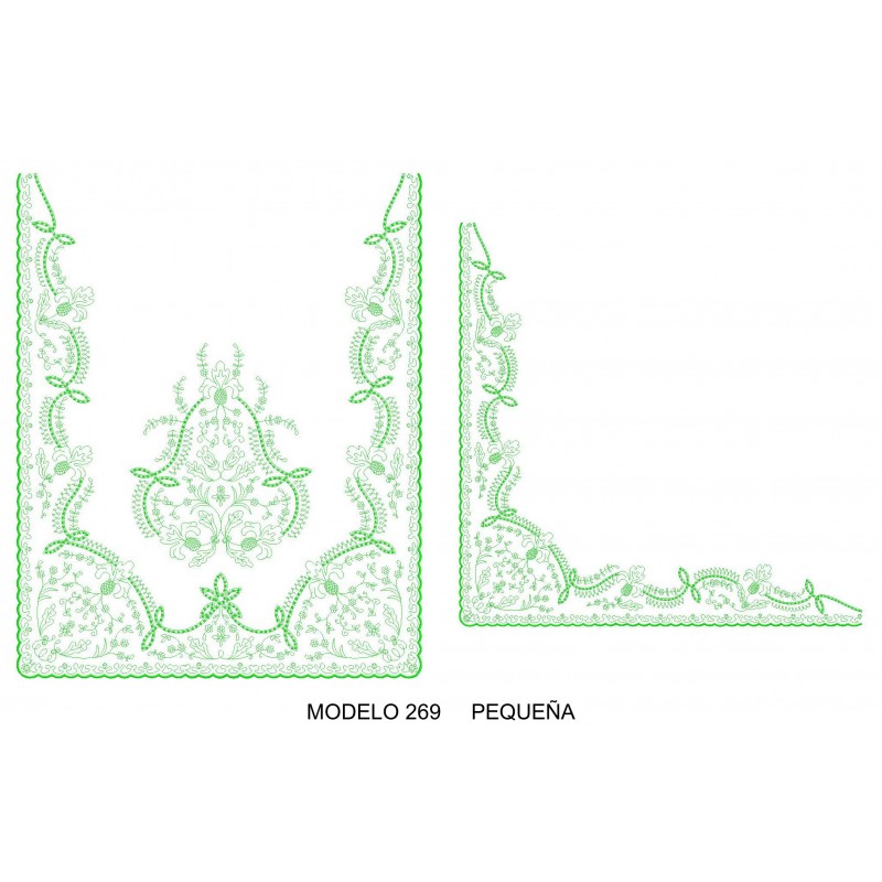 Manteleta valencia - pequeña MOD 269