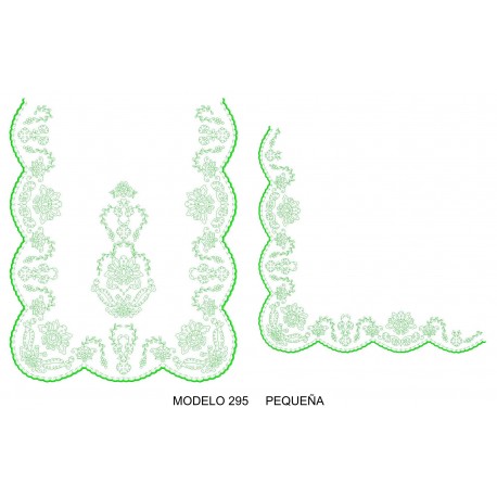 Manteleta valencia - pequeña MOD 295