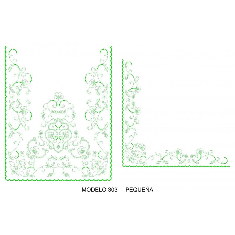 Manteleta valencia - pequeña MOD 303