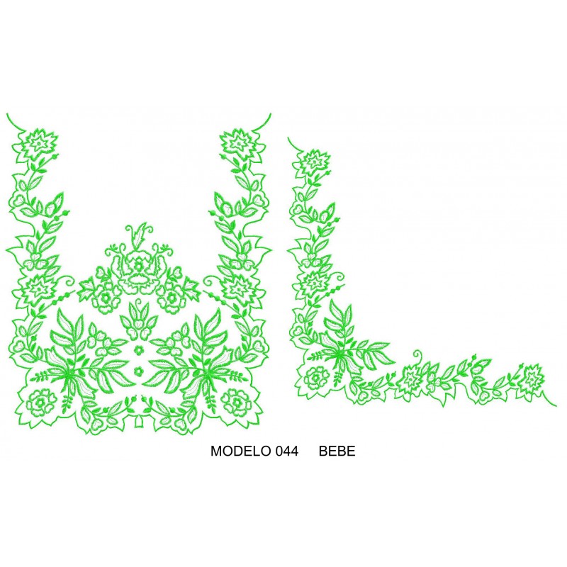 Manteleta valencia - bebé MOD 044