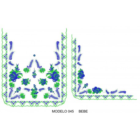 Manteleta valencia - bebé MOD 045
