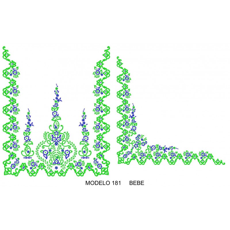 Manteleta valencia - bebé MOD 181