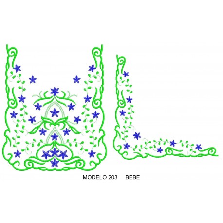 Manteleta valencia - bebé MOD 203