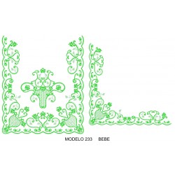 Manteleta valencia - bebé MOD 233