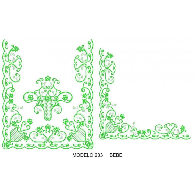 Manteleta valencia - bebé MOD 233