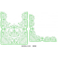 Manteleta valencia - bebé MOD 253