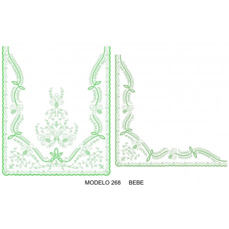 Manteleta valencia - bebé MOD 268