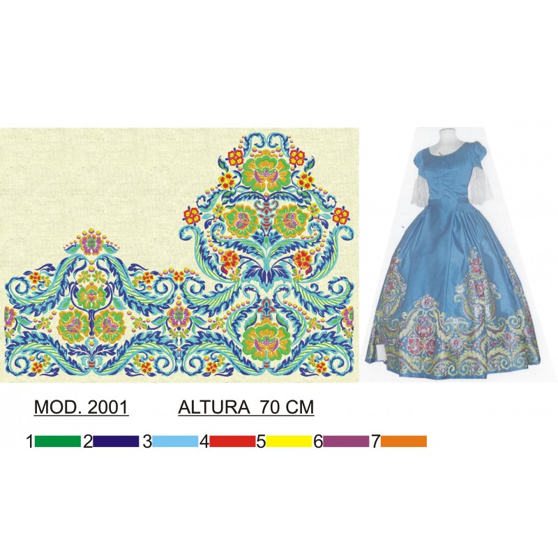 BORDADO SIN TEJIDO TRA2001