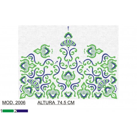 BORDADO SIN TEJIDO TRA2006