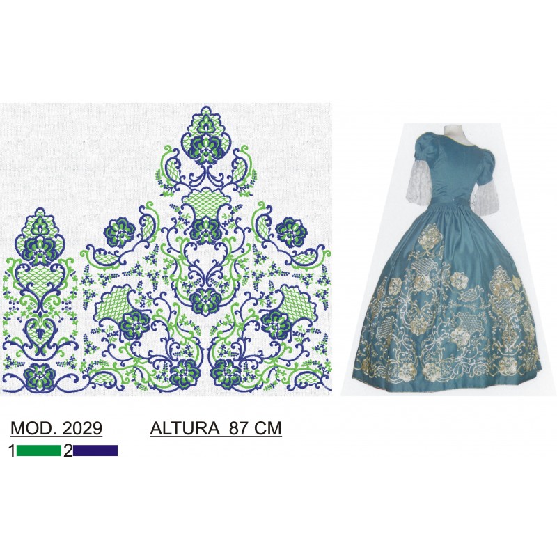 BORDADO CON TEJIDO TRA2029