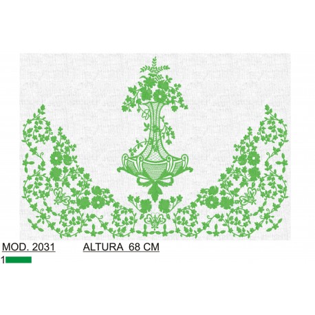 BORDADO CON TEJIDO TRA2031