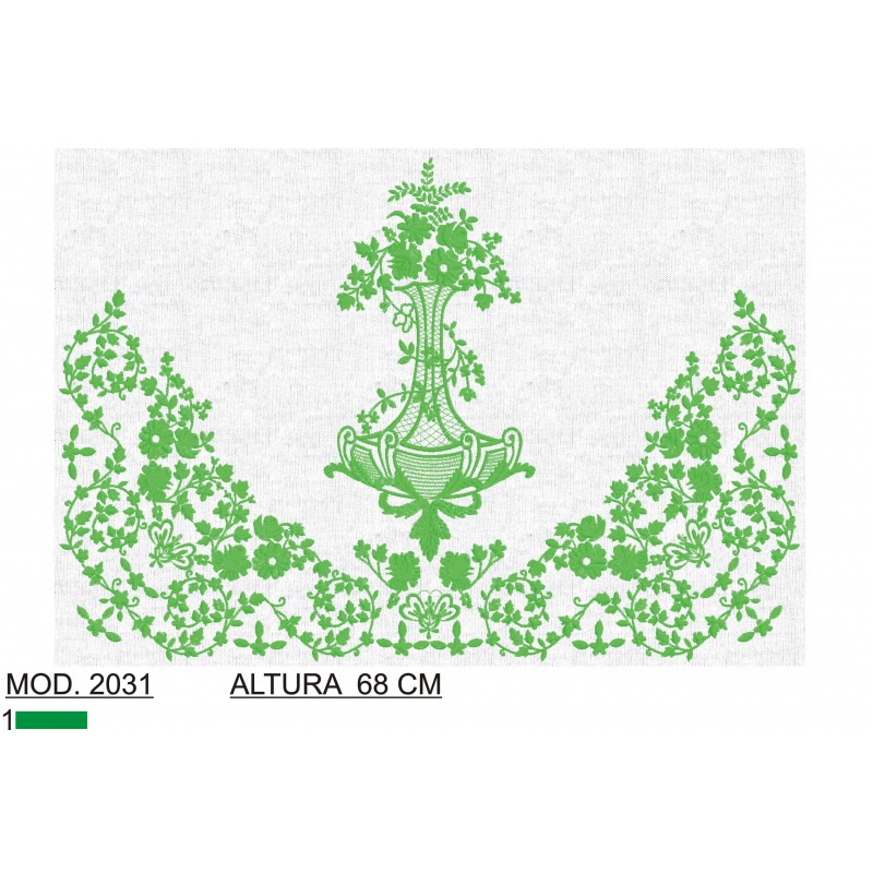 BORDADO CON TEJIDO TRA2031