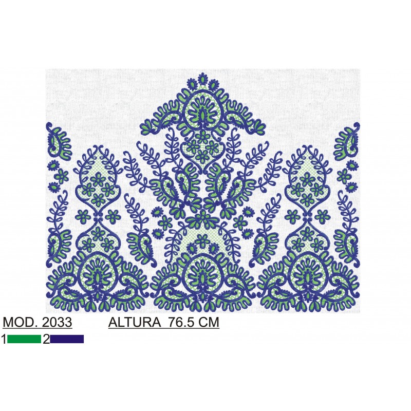 BORDADO SIN TEJIDO TRA2033