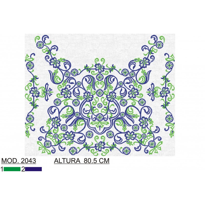 BORDADO CON TEJIDO TRA2043