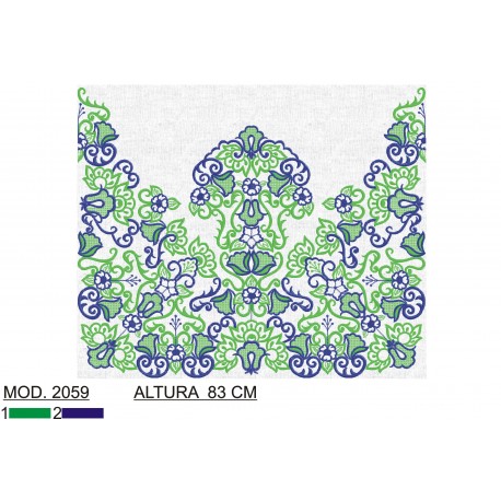 BORDADO CON TEJIDO TRA2059