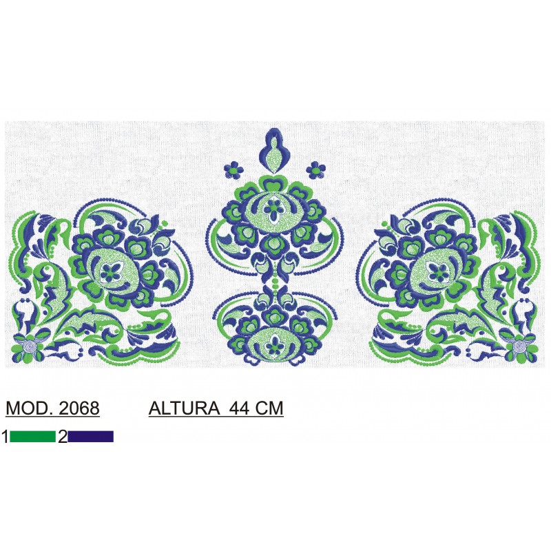 BORDADO SIN TEJIDO TRA2068