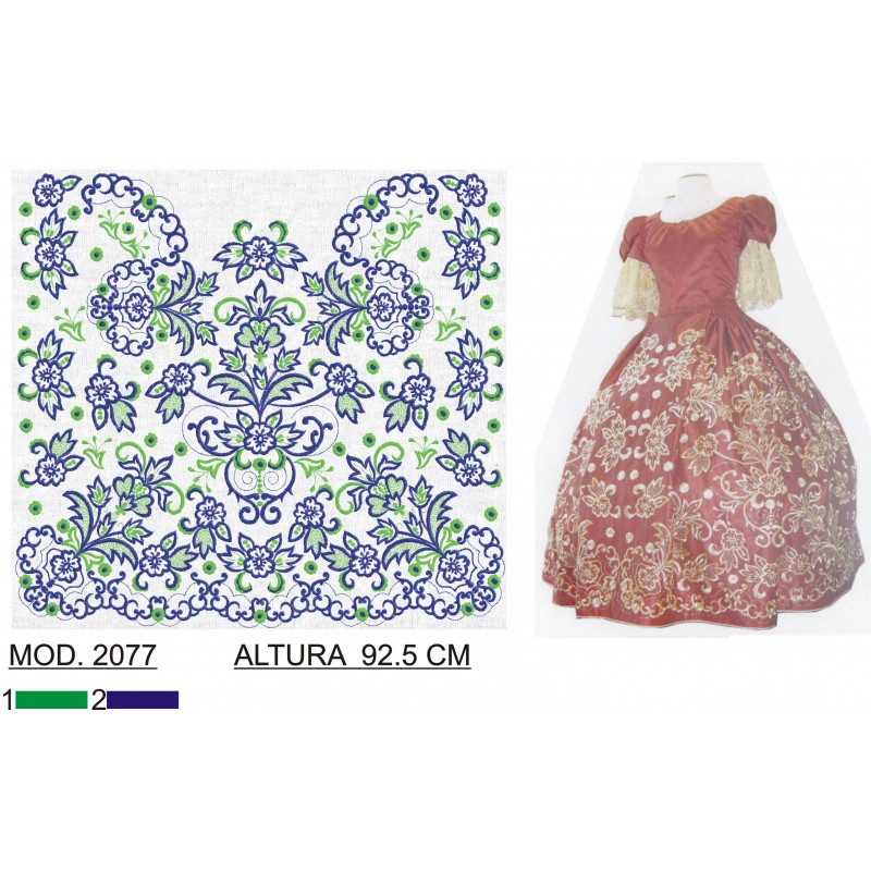 BORDADO CON TEJIDO TRA2077