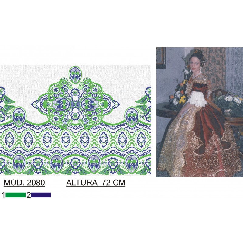 BORDADO CON TEJIDO TRA2080