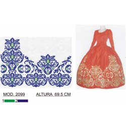 BORDADO SIN TEJIDO TRA2099