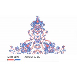 BORDADO SIN TEJIDO TRA2226