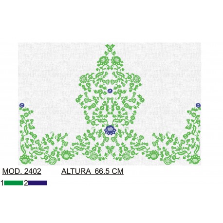 BORDADO SIN TEJIDO TRA2402