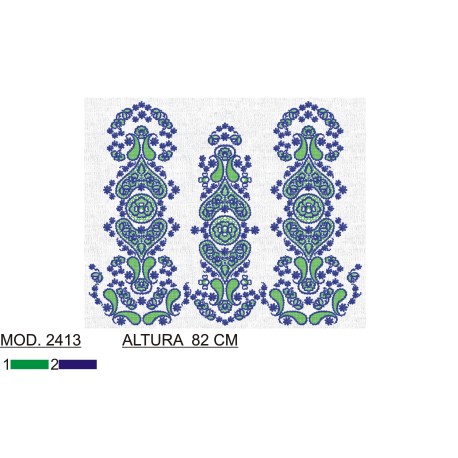 BORDADO CON TEJIDO TRA2413