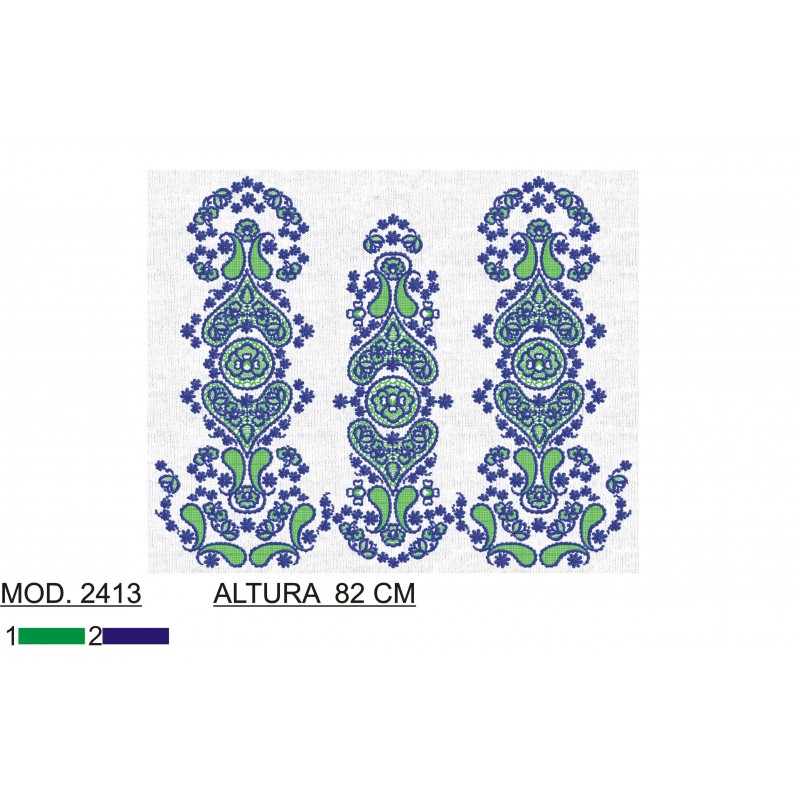 BORDADO SIN TEJIDO TRA2413
