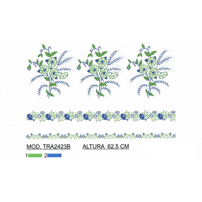 BORDADO CON TEJIDO TRA2423B