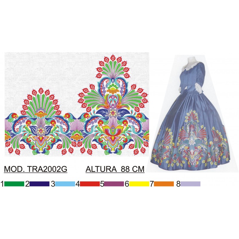 BORDADO SIN TEJIDO AMPLIADO TRA2002-G