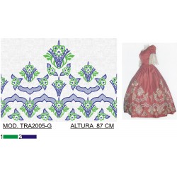 BORDADO CON TEJIDO AMPLIADO TRA2005-G