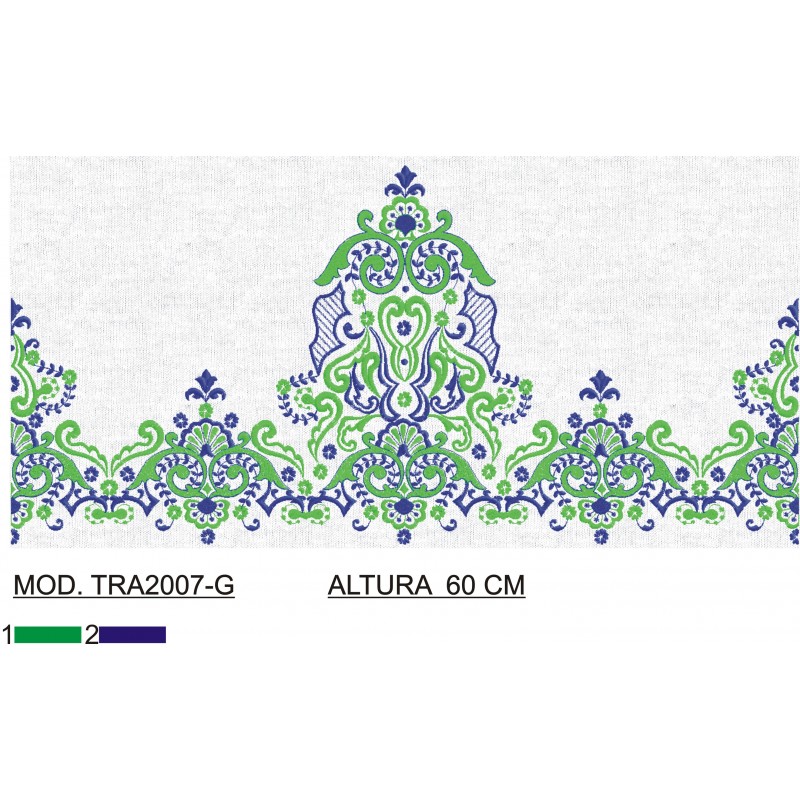 BORDADO SIN TEJIDO AMPLIADO TRA2007-G