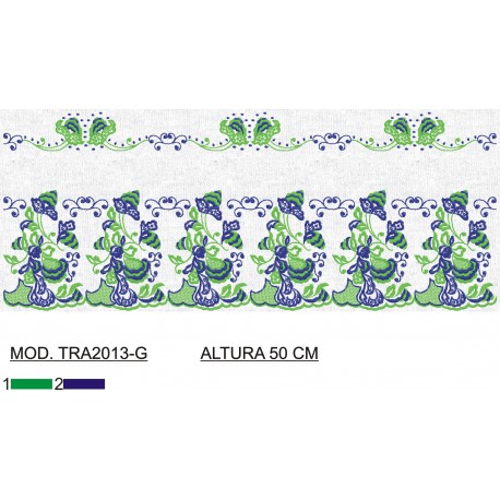 BORDADO CON TEJIDO AMPLIADO TRA2013-G