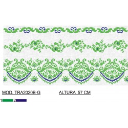 BORDADO CON TEJIDO AMPLIADO TRA2020B-G