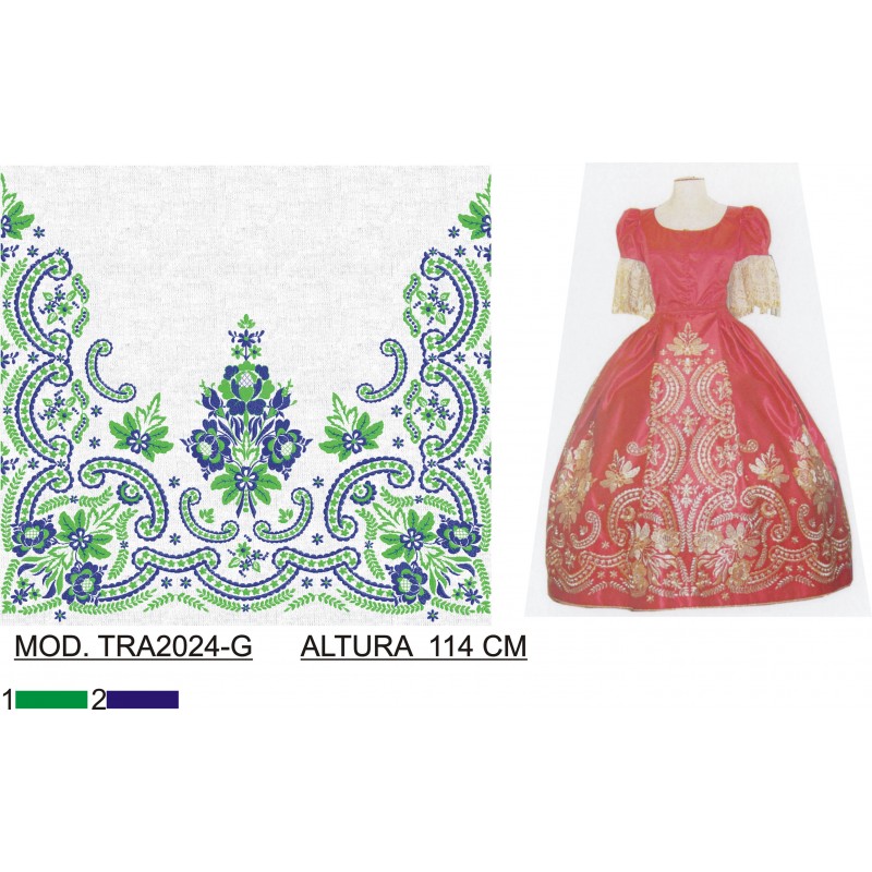 BORDADO SIN TEJIDO AMPLIADO TRA2024-G