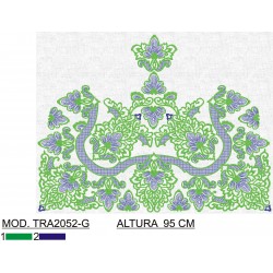 BORDADO SIN TEJIDO AMPLIADO TRA2052-G