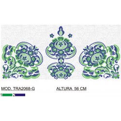 BORDADO SIN TEJIDO AMPLIADO TRA2068-G