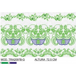 BORDADO SIN TEJIDO AMPLIADO TRA2097B-G