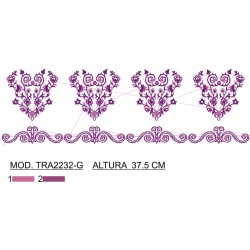 BORDADO SIN TEJIDO AMPLIADO TRA2232-G