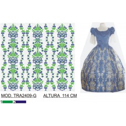 BORDADO SIN TEJIDO AMPLIADO TRA2409-G