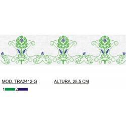 BORDADO SIN TEJIDO AMPLIADO TRA2412-G