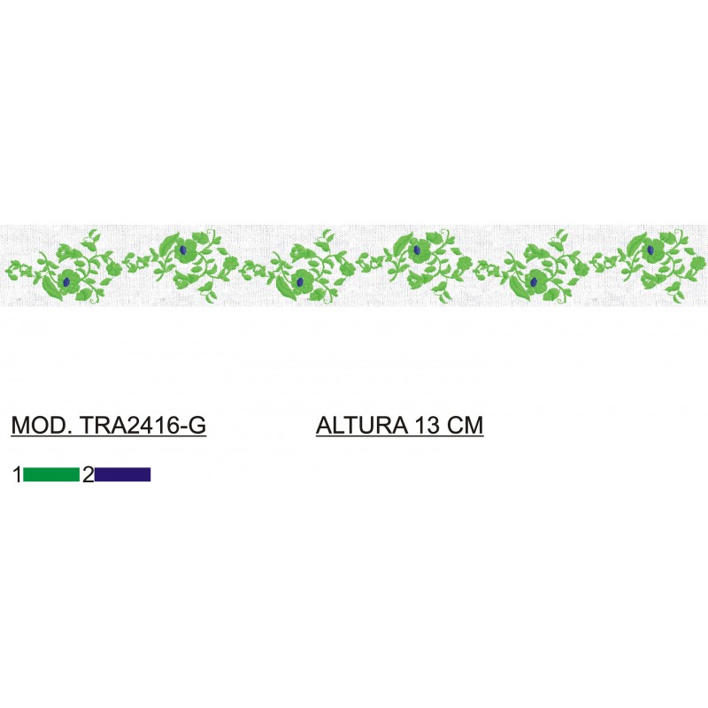 BORDADO CON TEJIDO AMPLIADO TRA2416-G