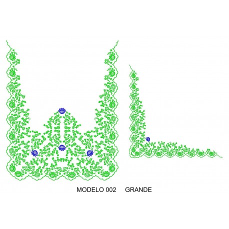 Manteleta valenciana - grande MOD 001