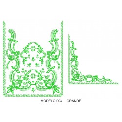 Manteleta valenciana - grande MOD 003