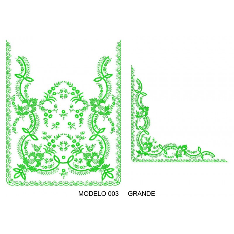 Manteleta valenciana - grande MOD 003