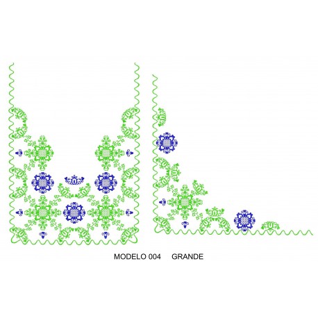 Manteleta valenciana - grande MOD 004