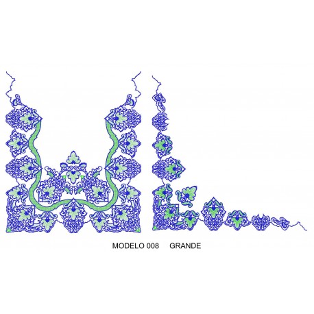 Manteleta valenciana - grande MOD 008